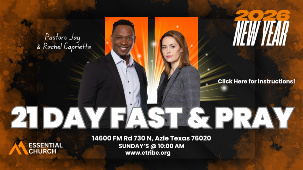 Fast and Prayer and Faith 2026 The Year of Unity! Exponential Growth and increase.